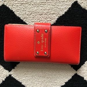 Kate Spade ♠️ Red Wallet!